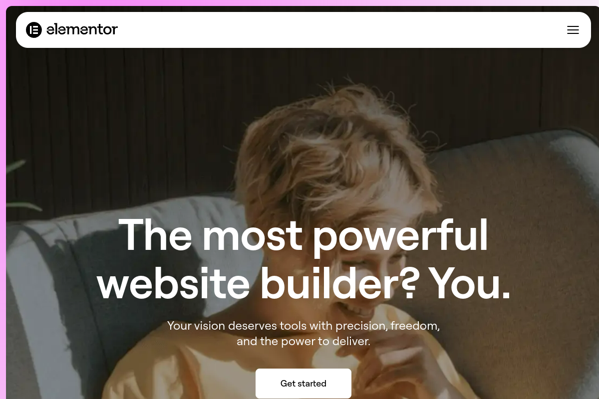 Elementor homepage