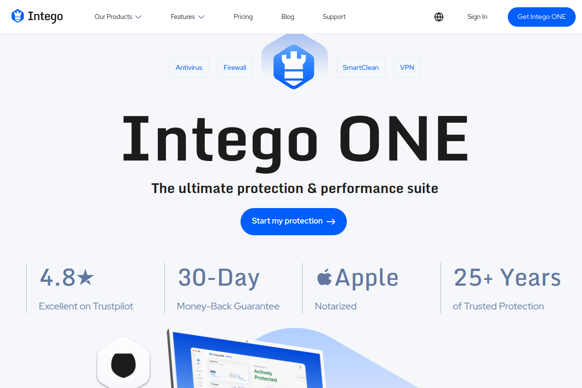 Intego Mac Internet Security homepage
