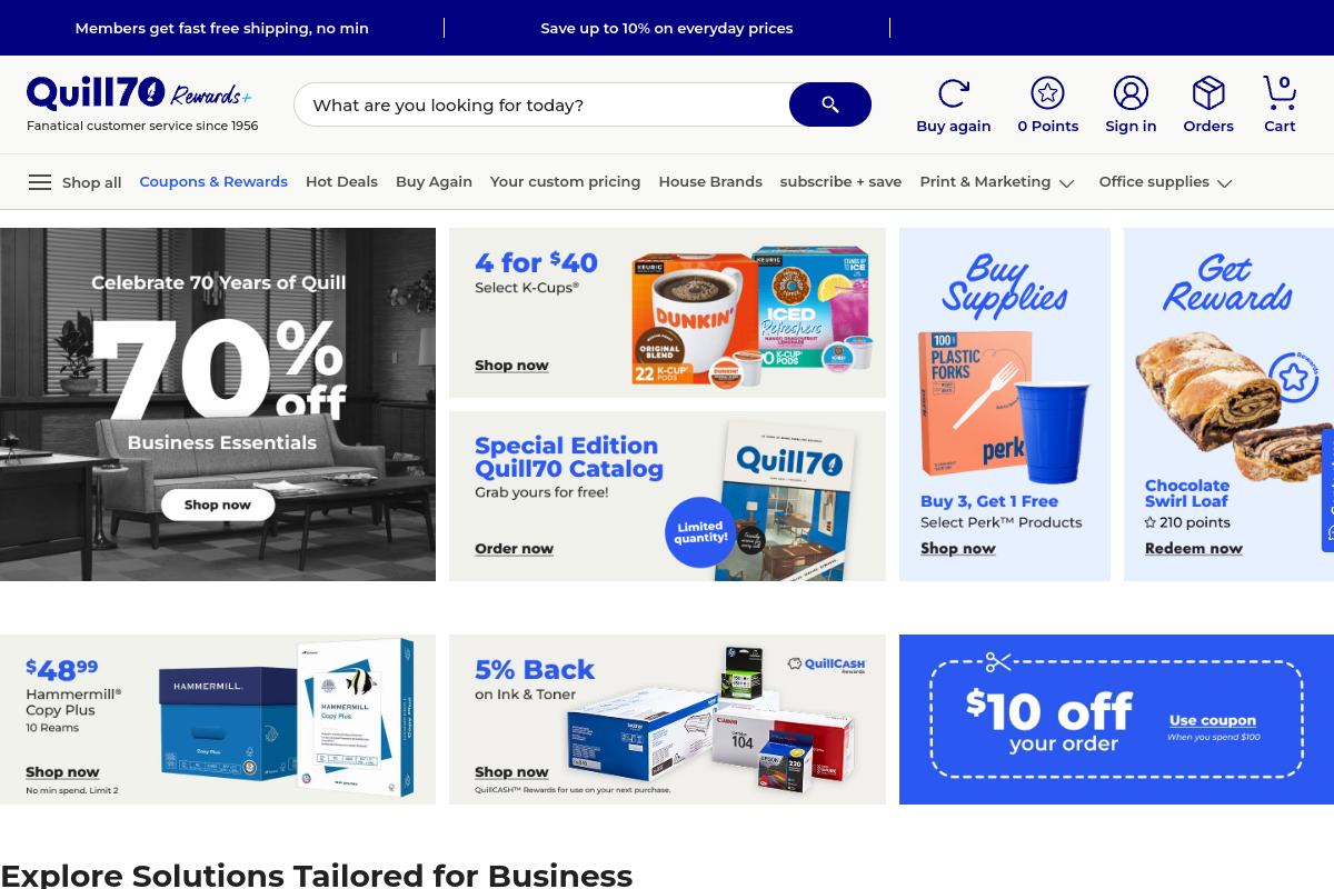 Quill homepage