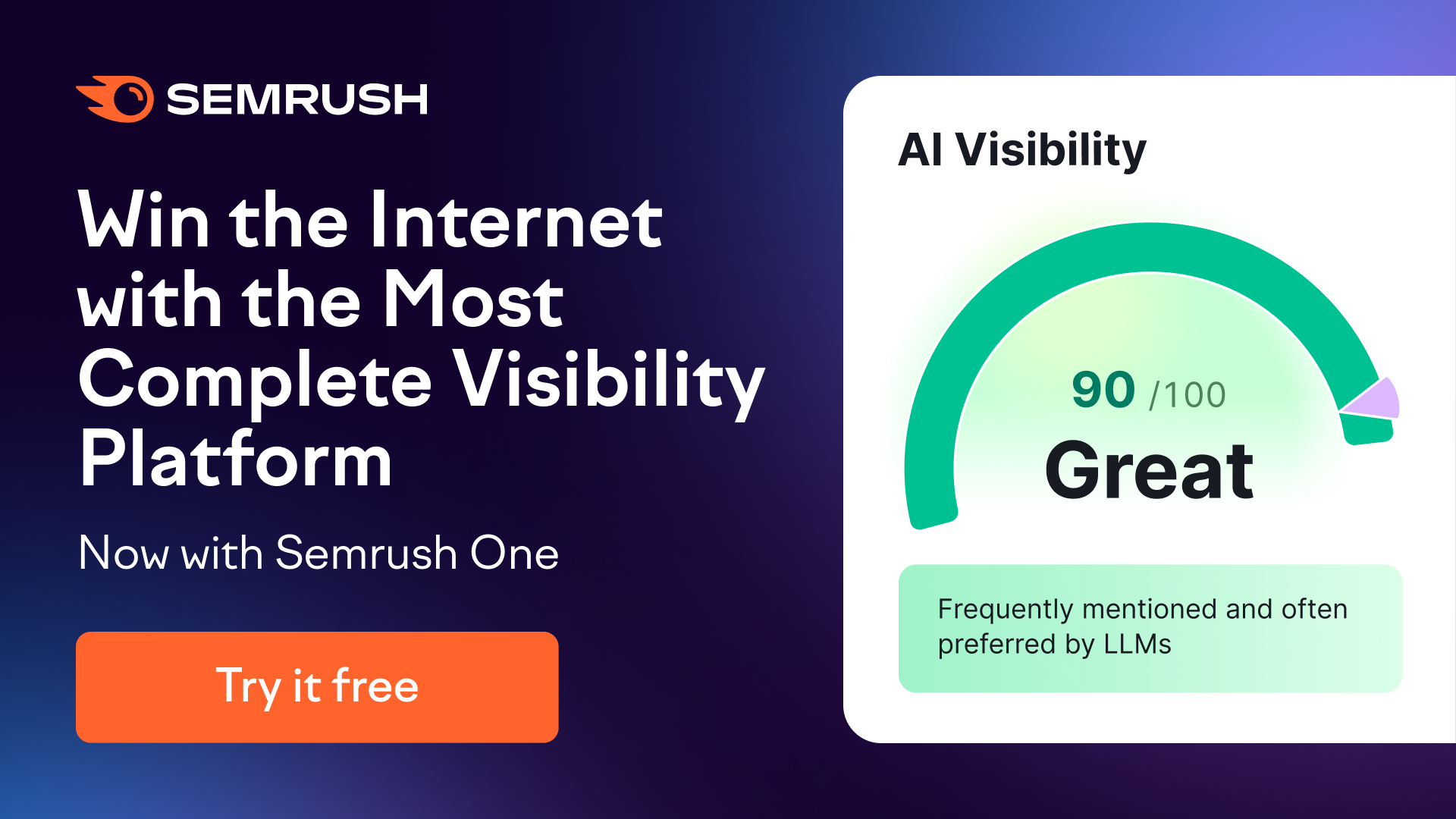 Semrush — official product banner